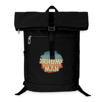 I rum man - Laptop-Rucksack  - Schwarz - Vorne