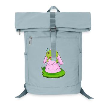 Frog Bridal Veil Wedding - Laptop Backpack - ice blue - Front