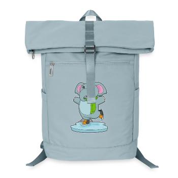 Elefant Eislaufen Schlittschuhe - Laptop-Rucksack  - Eisblau - Vorne