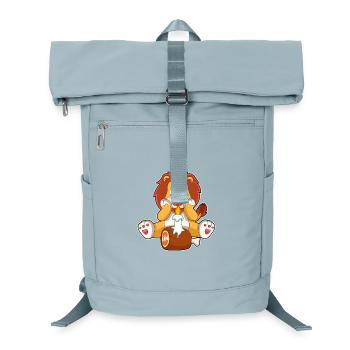 Leo Birthday Candle - Laptop Backpack - ice blue - Front