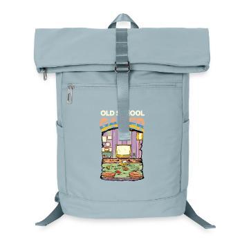 Old School Gamer, console de jeux vidéo rétro amusante - Sac à dos ordinateur - bleu glacier - Devant