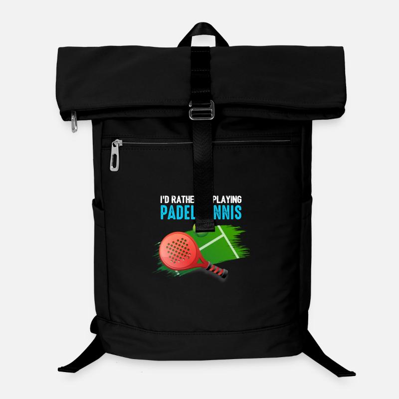 Padel Id Rather Be Playing Padel Tennis Laptop Backpack