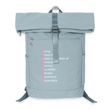 Caregiver Definition Elderly Caregiving Carer - Laptop Backpack - ice blue - Front