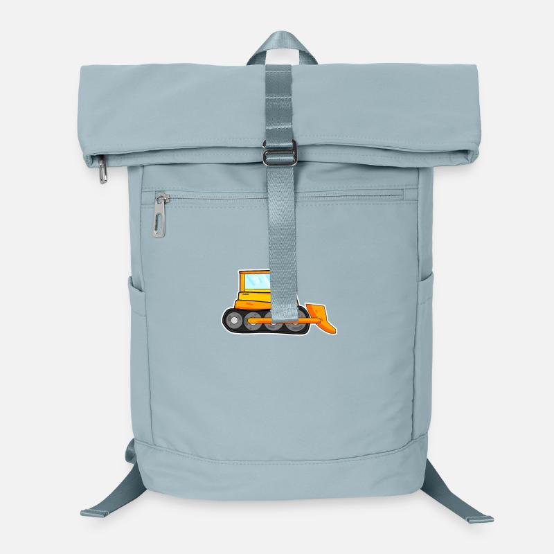 Bagger Baustelle Baggerfahrer Laptop-Rucksack 