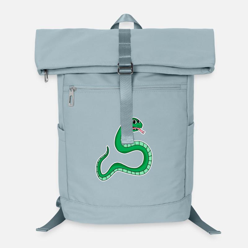 Schlange - Grüne Schlange Laptop-Rucksack 