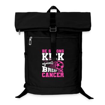 Breast Cancer Football - Laptop Backpack - black - Front