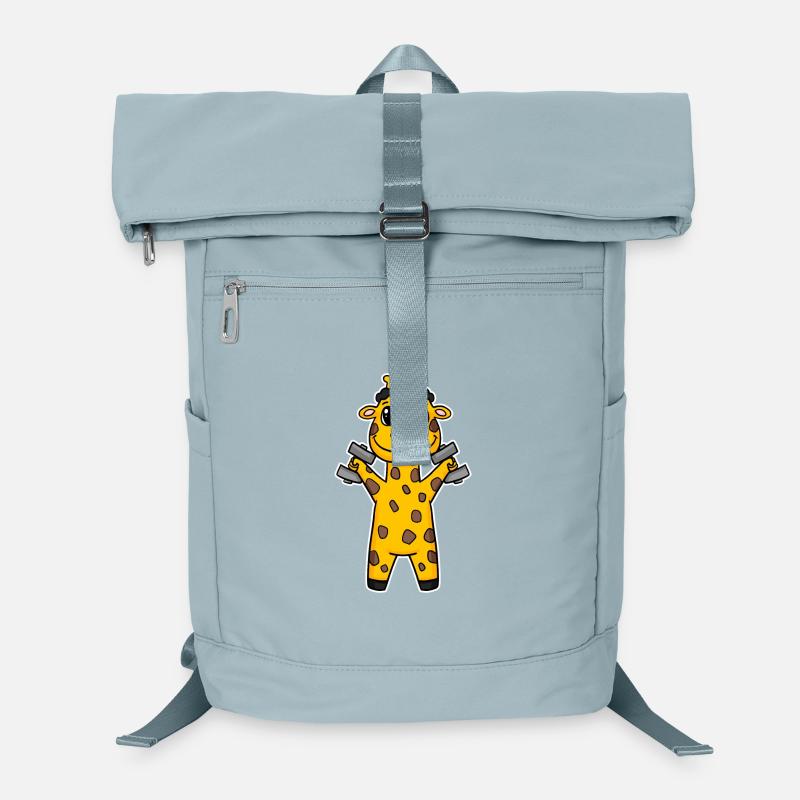 Giraffe Dumbbell Training Strength Training Fitness Sac à dos ordinateur