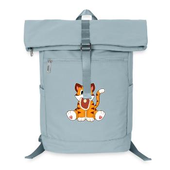 Tiger Fleisch - Laptop-Rucksack  - Eisblau - Vorne