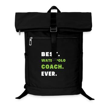 Bester Trainer Wasserball Humor Geschenk Coach - Laptop-Rucksack  - Schwarz - Vorne