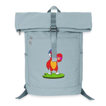 Papagei Ghettoblaster Musik - Laptop-Rucksack  - Eisblau - Vorne