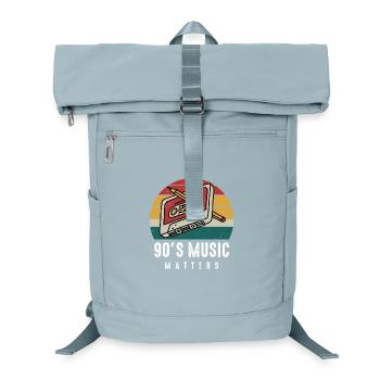 90s Music Matters. Music gift idea, Party Apparel - Laptop Backpack - ice blue - Front