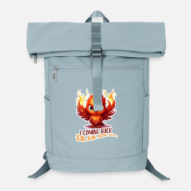Cartoon Phoenix Come Back Again Shirt Laptop Backpack