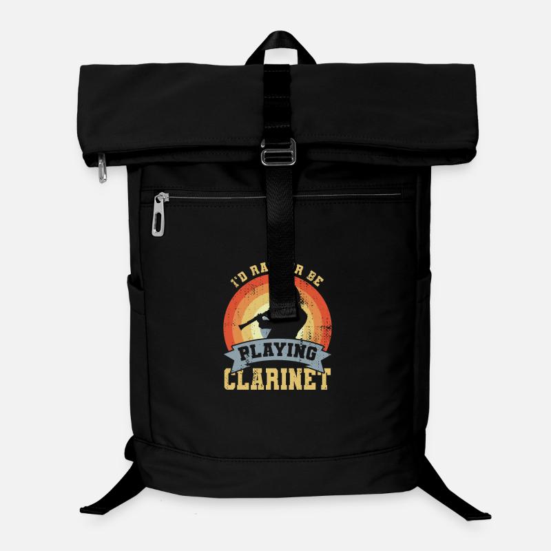 Je préfère jouer de la clarinette Sac à dos ordinateur