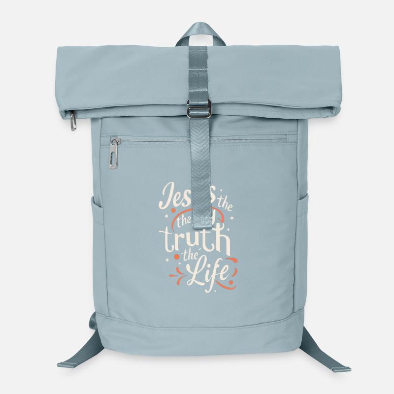 Jesus The Way Truth Living Laptop Backpack