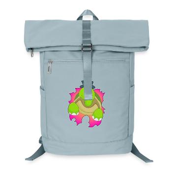 Schildkröte Hut - Laptop-Rucksack  - Eisblau - Vorne