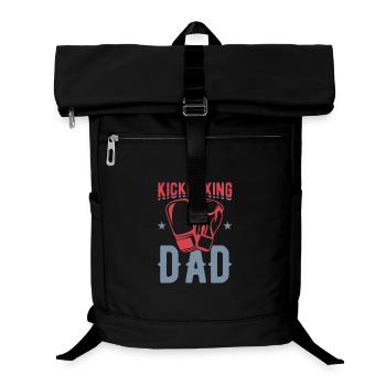 Kickboxing Dad - Laptop Backpack - black - Front