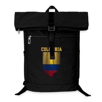 Flagge von Kolumbien, kolumbianischer Stolz - Laptop-Rucksack  - Schwarz - Vorne