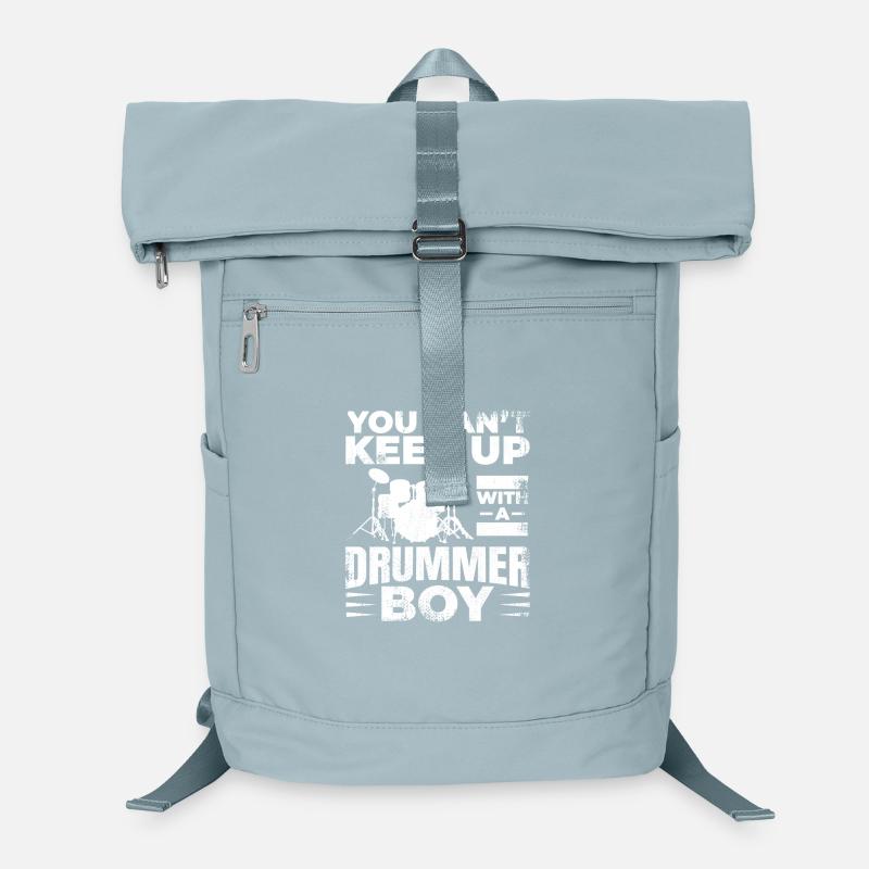 Drummer Junge Laptop-Rucksack 