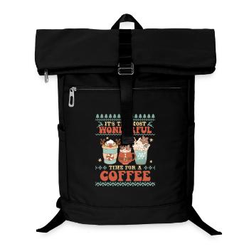 Pull de Noël moche - Sac à dos ordinateur - noir - Devant