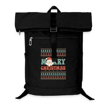 Pull de Noël moche - Sac à dos ordinateur - noir - Devant