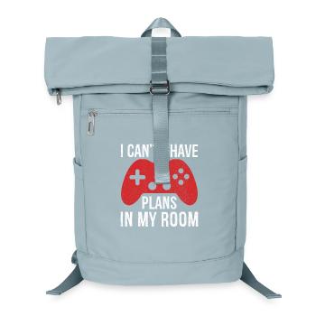 I can't I have plans in my room - Laptop Backpack - ice blue - Front