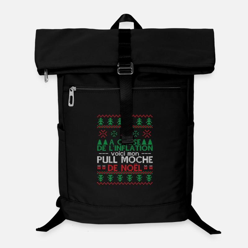 Pull Moche De Noël Humour Cadeau Noel Sac à dos ordinateur