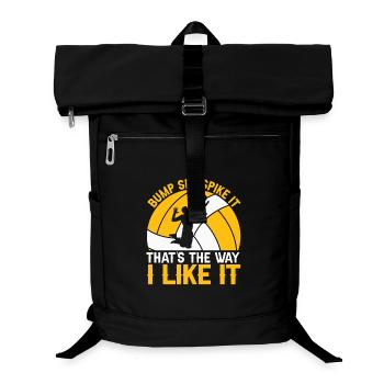 Bump Set Spike It That's the Way I Like - Laptop-Rucksack  - Schwarz - Vorne