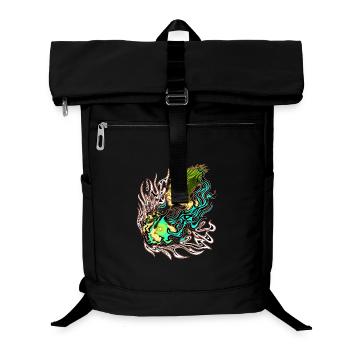 Weiße Magie - Laptop-Rucksack  - Schwarz - Vorne