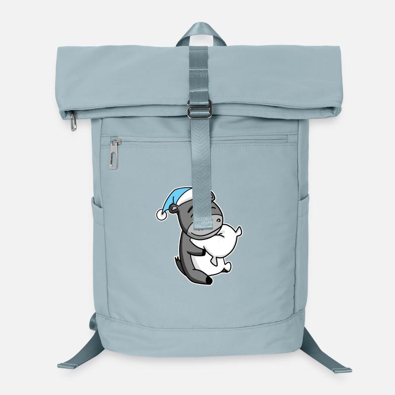 Âne avec oreiller et bonnet de sommeil Sac à dos ordinateur