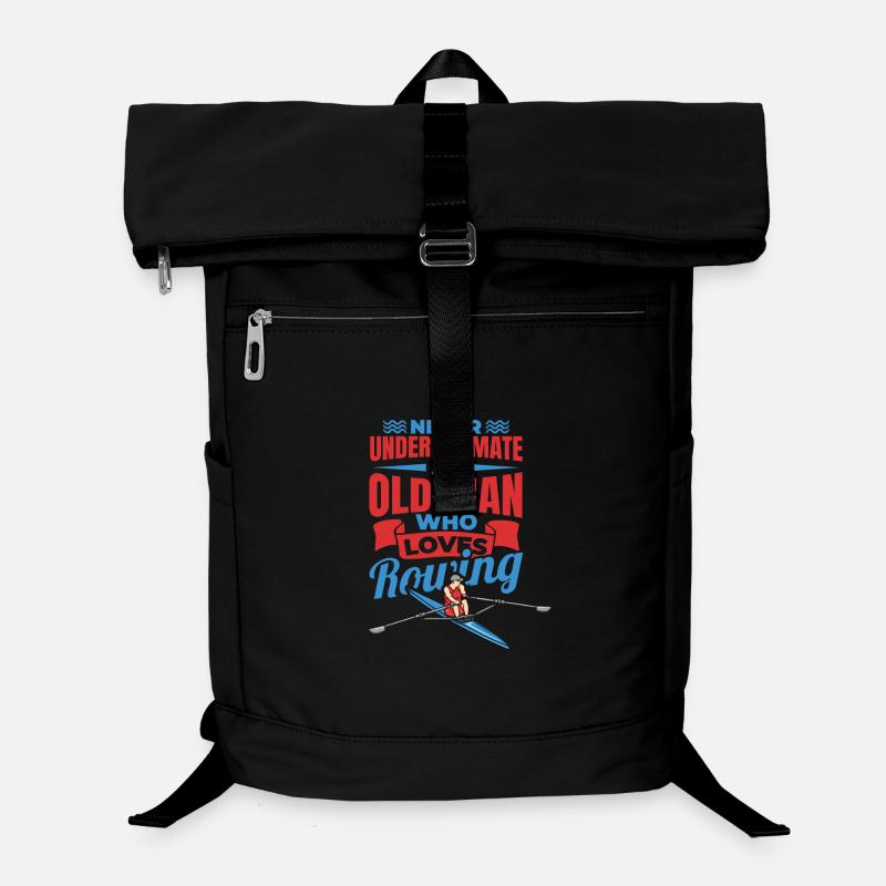 Never Underestimate An Old Rower Laptop-Rucksack 