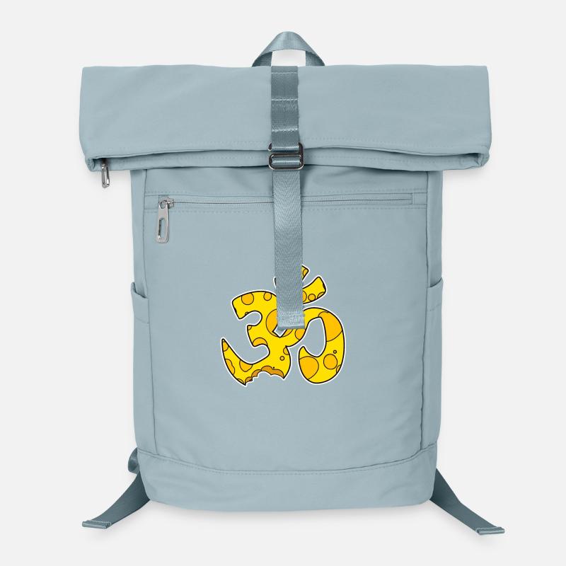 Fromage OM Signe Symbole Méditation Sac à dos ordinateur