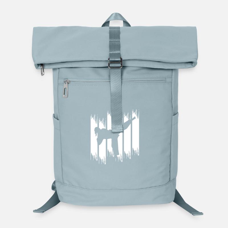 Karate Mädchen Laptop-Rucksack 