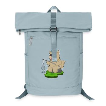 Chien Pêcheur Pêche Aux Poissons - Sac à dos ordinateur - bleu glacier - Devant