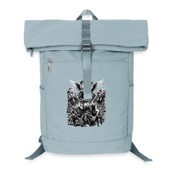 Celestial Peasant Protest Tractor Demo - Laptop Backpack - ice blue - Front