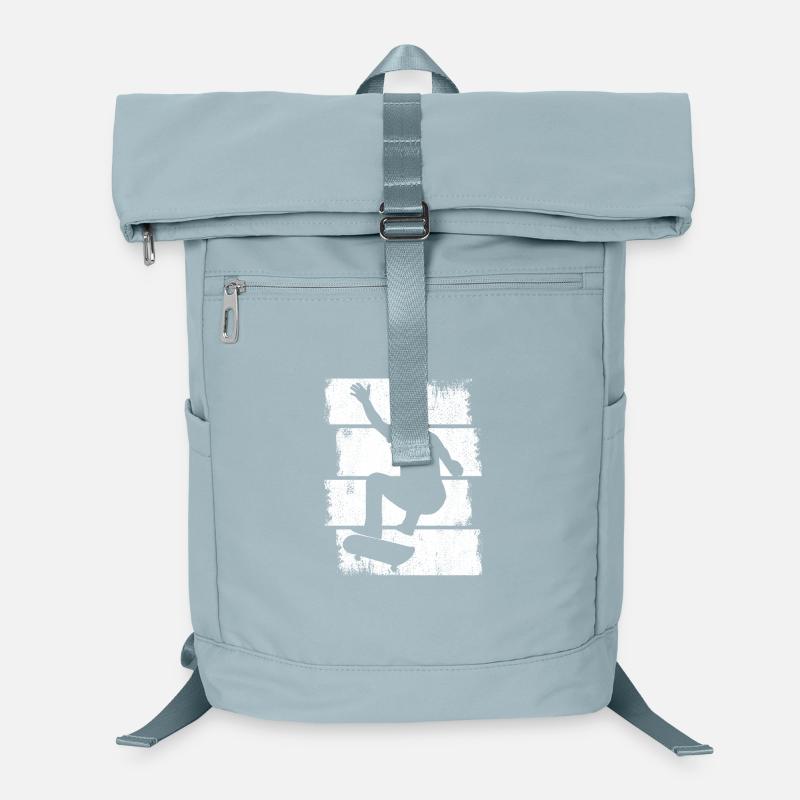 Skateboarding Junge Skizze Laptop-Rucksack 