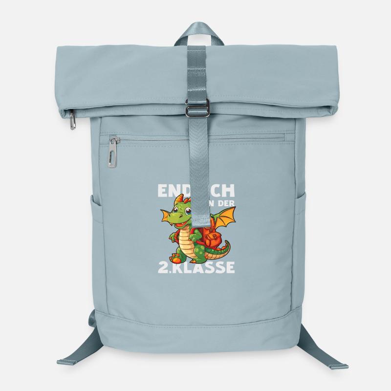 Drache 2 Klasse Jungen Mädchen Einschulung Schule Laptop-Rucksack 