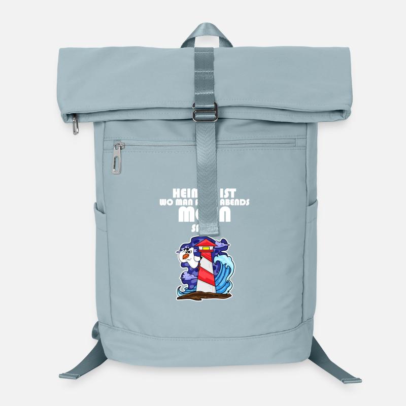 Nordsee Spruch Laptop-Rucksack 