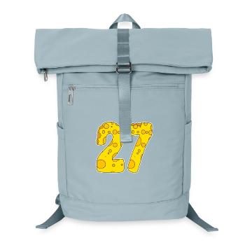 27 Jahre Lustig Käse - Laptop-Rucksack  - Eisblau - Vorne