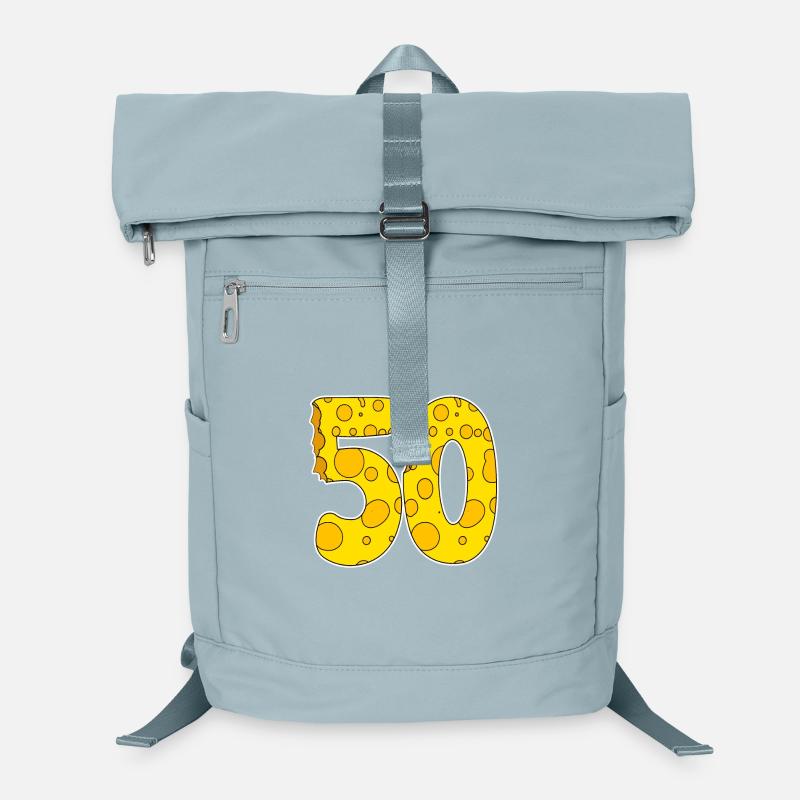 50 Years Motif Funny Cheese Laptop Backpack