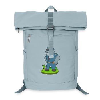 Dog, Policeman, Police - Laptop Backpack - ice blue - Front