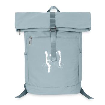 Cat Drawing - Laptop Backpack - ice blue - Front