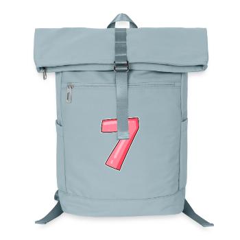 Number Seven - Number 7 Number - Laptop Backpack - ice blue - Front