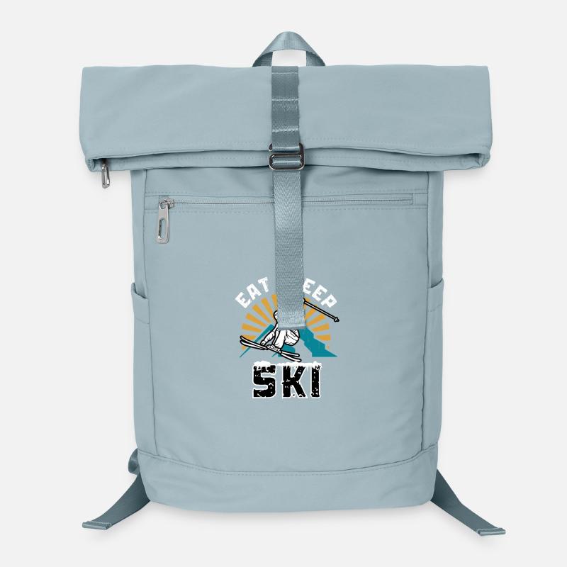 Eat Sleep Ski Sac à dos ordinateur