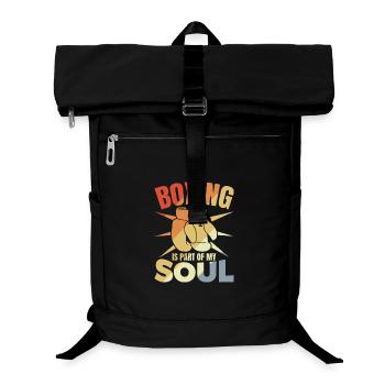 La boxe fait partie de mon âme - Sac à dos ordinateur - noir - Devant