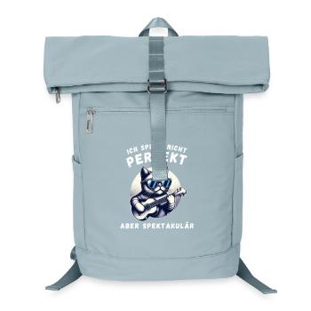Ich spiele nicht perfekt – spektakulär - Laptop-Rucksack  - Eisblau - Vorne