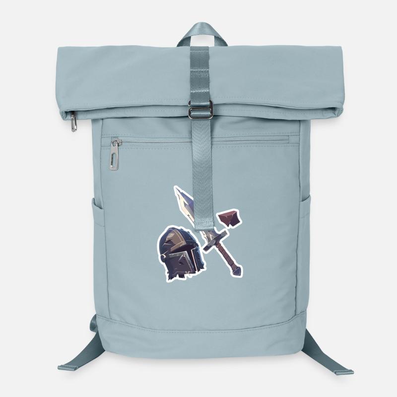 RPG Items Sword Helmet RPG Shirt Laptop Backpack