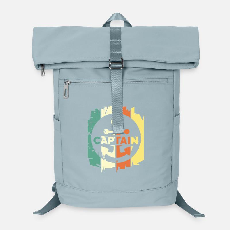 Rétro capitaine ancre logo vintage mer mer navire Sac à dos ordinateur