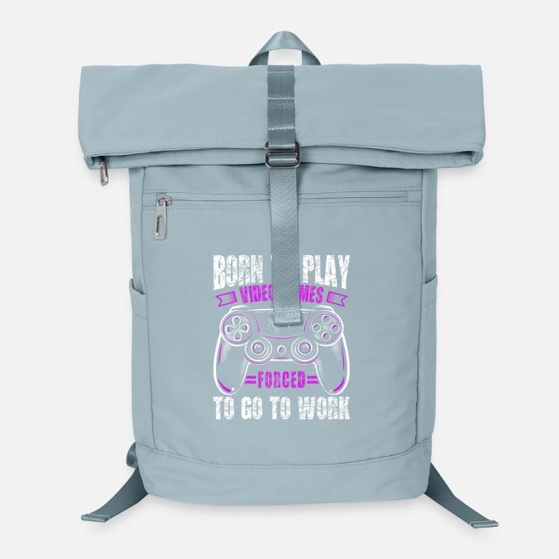 Born to gamble, forced to work, gaming Laptop Backpack