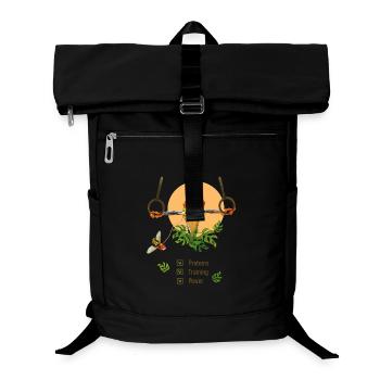 Calisthenics and Street Workout Training - Laptop Backpack - black - Front