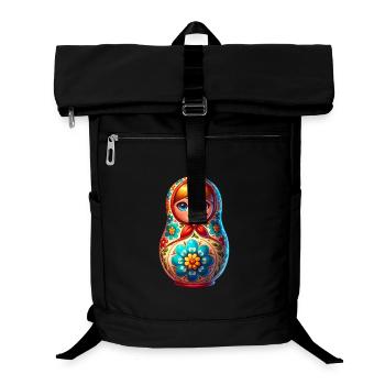 Russian Khokhloma Russia Russian Russian - Laptop Backpack - black - Front